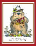 Cowboy Griz Card